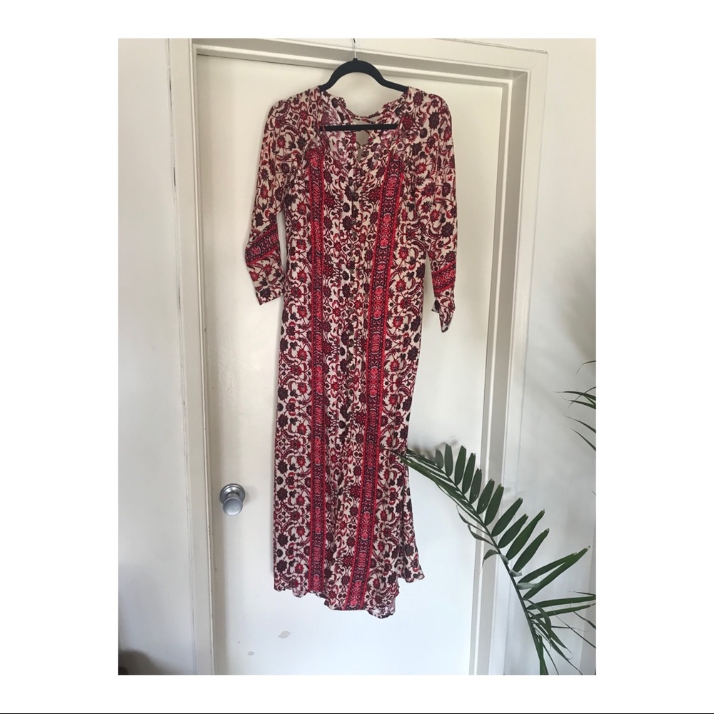 Button Down Maxi Dress